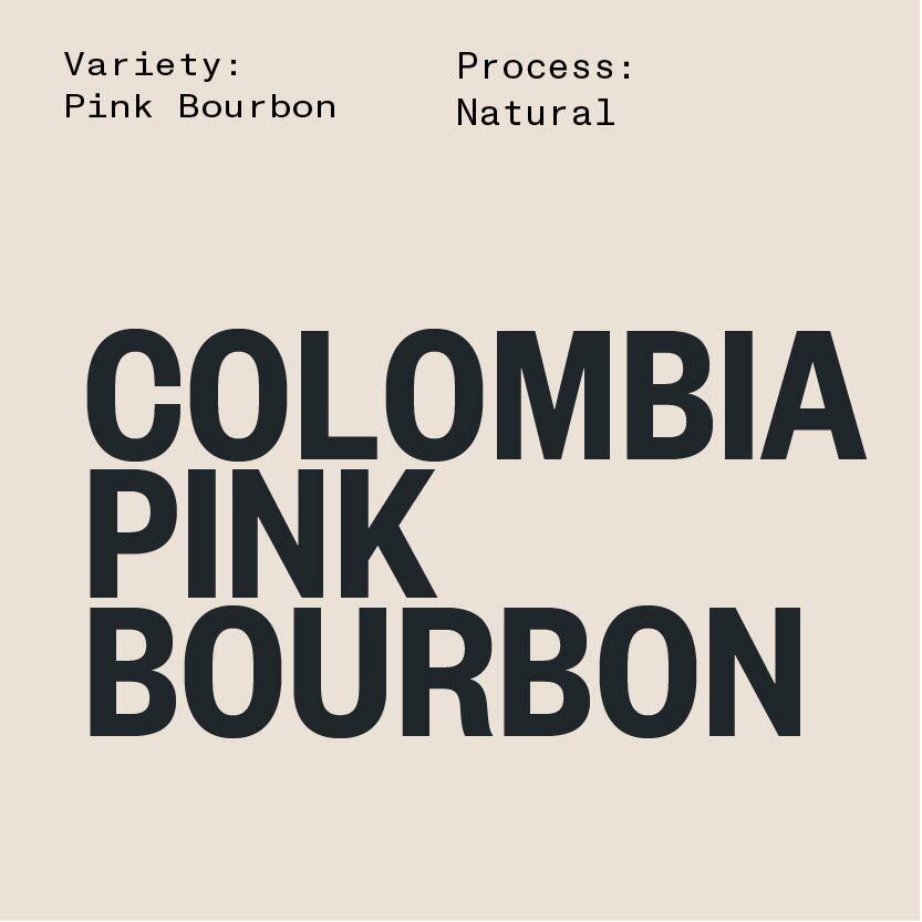 COLOMBIA SMALL LOT SERIES: Pink Bourbon Natural (Lot #3)