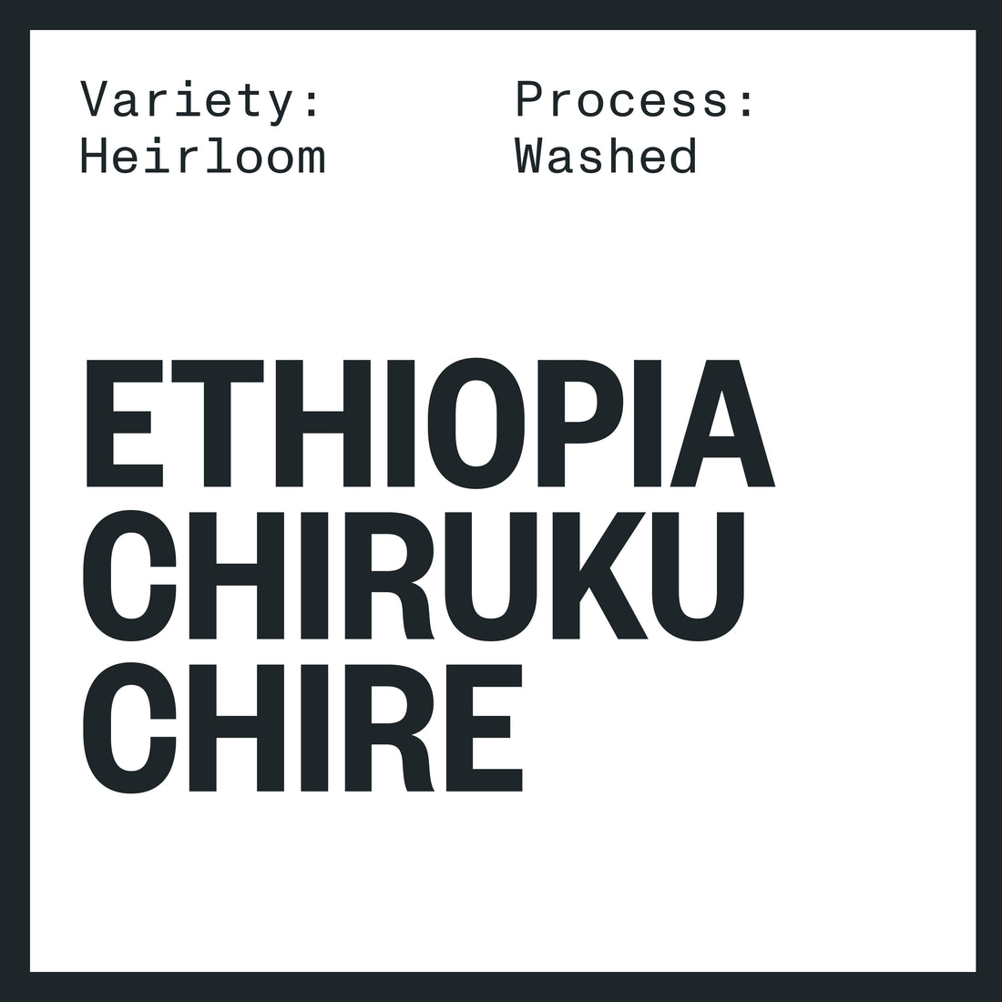 ETHIOPIA CHIRIKU