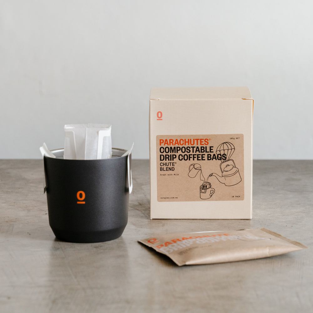 PARACHUTES   CHUTE BLEND    COFFEE DRIP BAGS