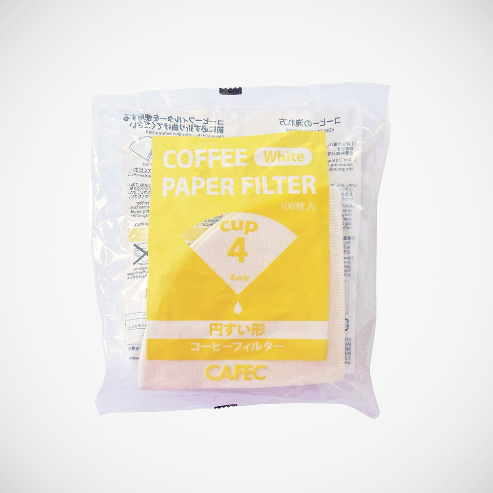 Cafec V60 Filter Papers - 2 Cup 100 pack