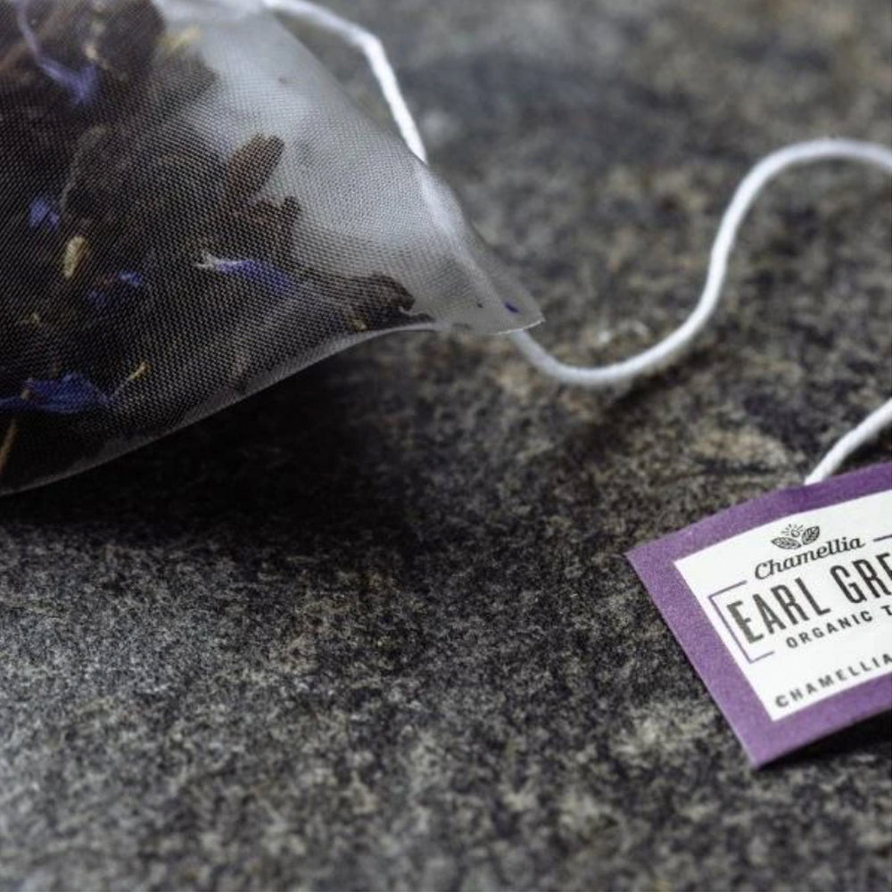 Earl Grey coffee pyramid tea bag