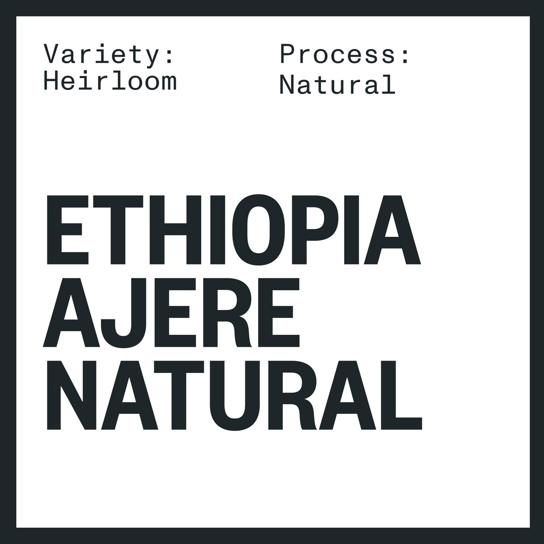 ETHIOPIA AJERE NATURAL