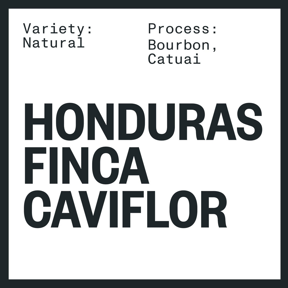 HONDURAS FINCA CAVIFLOR NATURAL