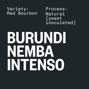 BURUNDI NEMBA INTENSO YEAST NATURAL