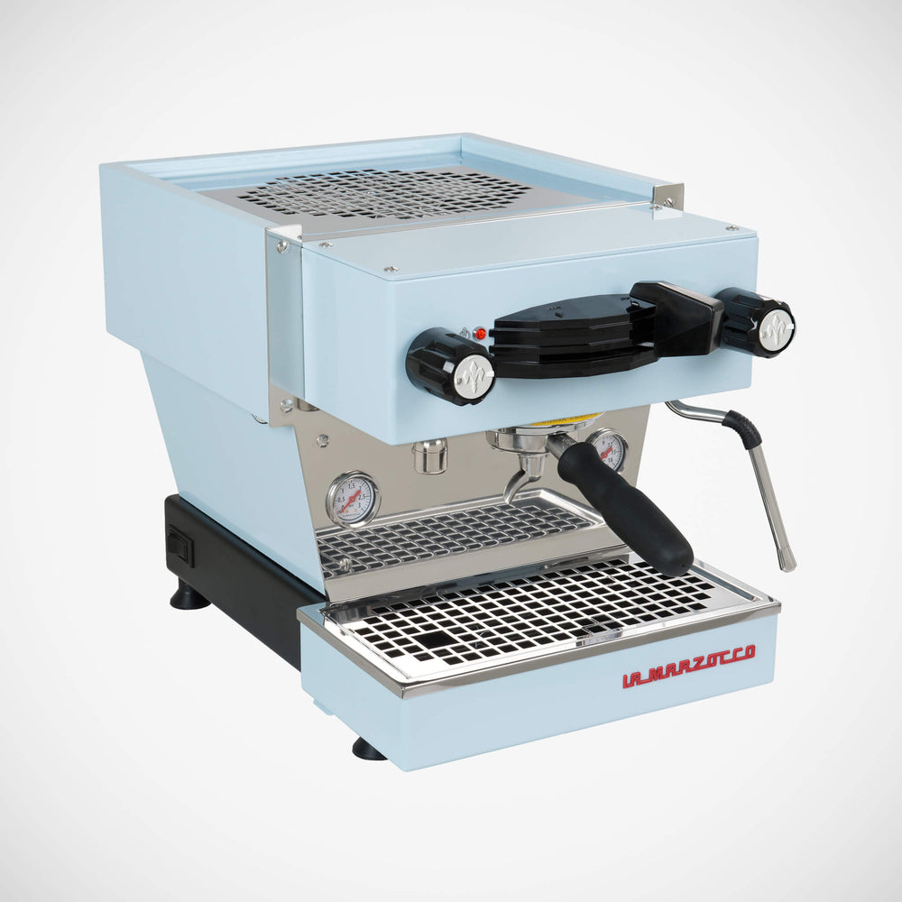 La Marzocco Linea Mini light blue espresso machine for home barista