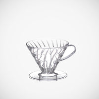 Hario v60 clear plastic 2 cup filter coffee brewer