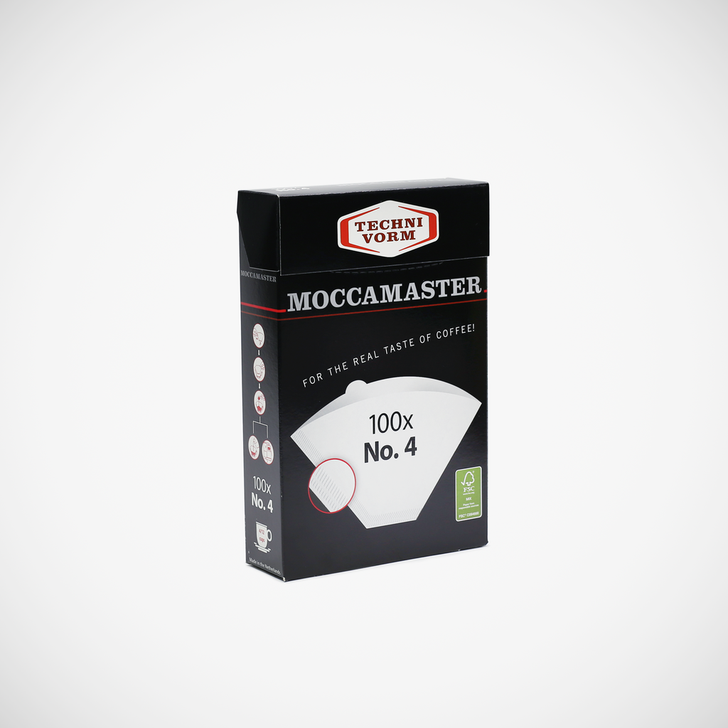 Moccamaster No. 4 Coffee Filter Papers x 100 Single O